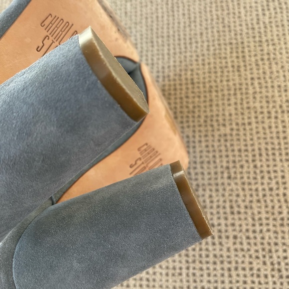Charlotte Stone Morely Mules Grey Blue - Picture 6 of 6